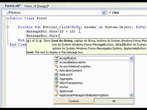 YouTube   VB NET Tutorial 5   Math Functions Visual Basic 2008 2010