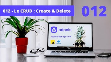 012 - Le CRUD (partie 2) : Create & Delete - On découvre Adonis JS