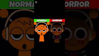 Sprunki Oren Normal Vs Horror