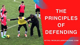 Soccer TRAINING  Principles of Defending 1v1 to 11v11 Part 1