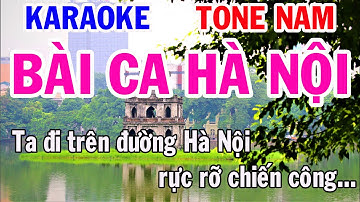 Karaoke Bài Ca Hà Nội Tone Nam Nhạc Sống gia huy karaoke