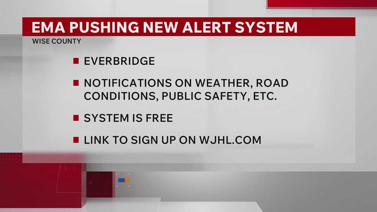 Wise County residents encouraged to sign up for new alert system - YouTube