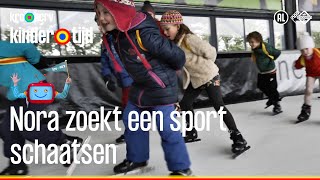 Schaatsen | Nora zoekt een sport (Kindertijd KRO-NCRV)