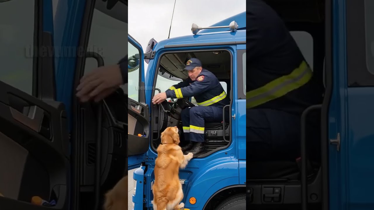 Dog S Heroic Act Saves Truck Driver Animal Rescue Shorts