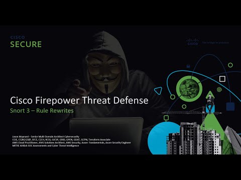 Cisco Firepower Threat Defense: SNORT3 - Rule Actions