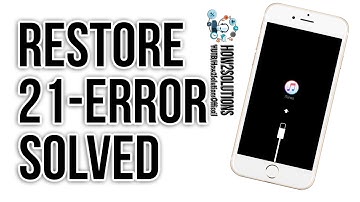 Apple iPhone || How to fix the iPhone cannot be restored error 21 Review