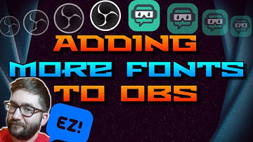 How to add Fonts to OBS Studio and Streamlabs OBS FAST and EASY
