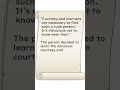 Significance of Courtesy and Manners - Huhito Fables Vol 26