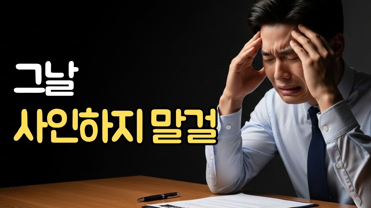 그날 사인하지 말걸.. 전월세 계약 후 2년간 지옥이었습니다