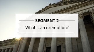 PRA Exemptions Training