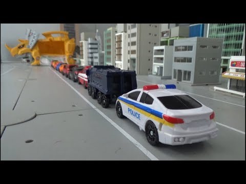 헬로카봇 경찰차 10대 자동차 공룡 로봇 탑승 장난감 놀이 Hello Carbot Police Car 10 Cars Dinosaur <strong>Robot</strong> Ride Toys <strong>Play</strong>