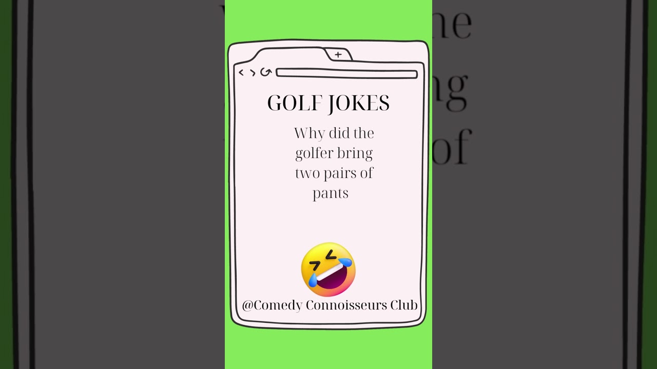 Laugh-a-Second: Golf Jokes Unleashed! 11
