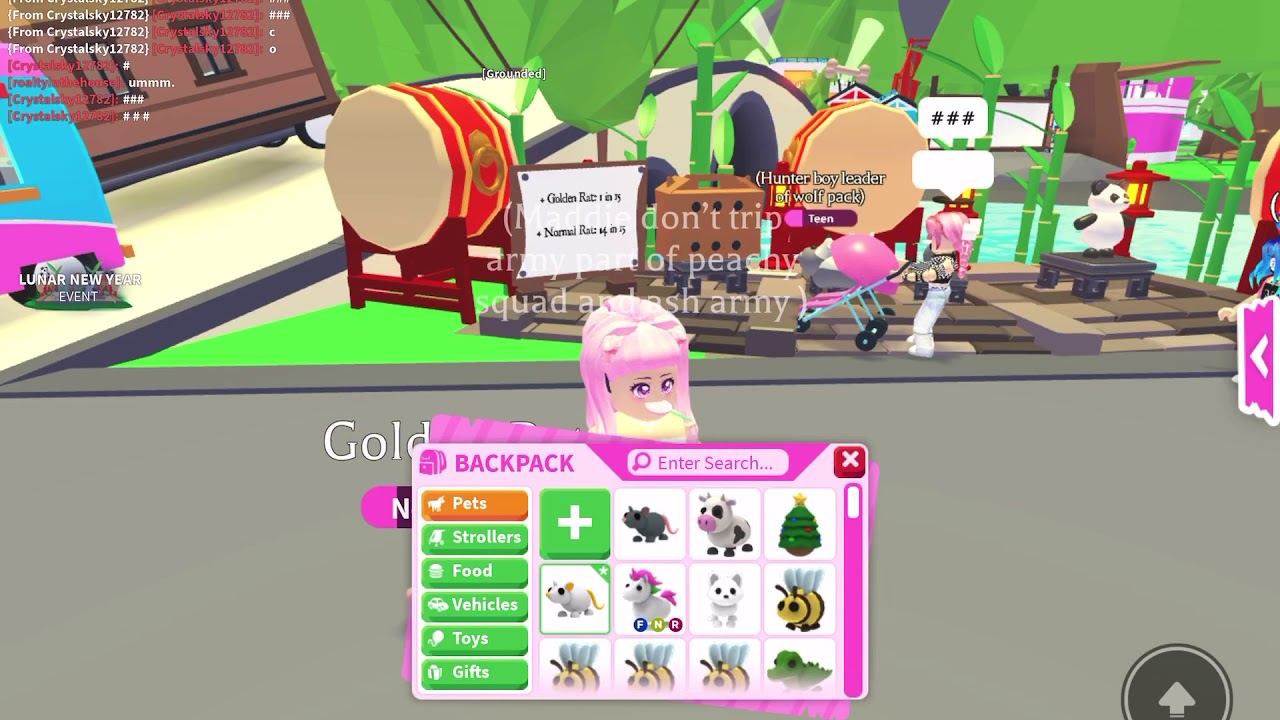 Adopt stroller palanquin mundotrucos Adopt me, new Lunar New Year! - YouTube