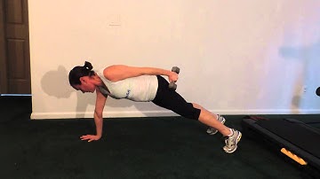 Plank-tricep extension