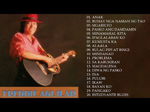Freddie Aguilar Greatest Hits - Tagalog Love Songs Non-Stop Playlist Of All Time Best Songs #opm