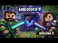 MADEN KAZMAK FALAN YOK DİREK AKSİYON | MiNECRAFT HEXXİT | BÖLÜM 1