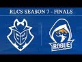 G2 vs Rogue | RLCS Season 7 - Finals (23rd June 2019)