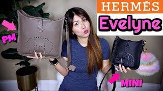 Hermes EVELYNE MINI VS PM | LOVE OR HATE? WHAT FITS,, COMPARISON | CHARIS