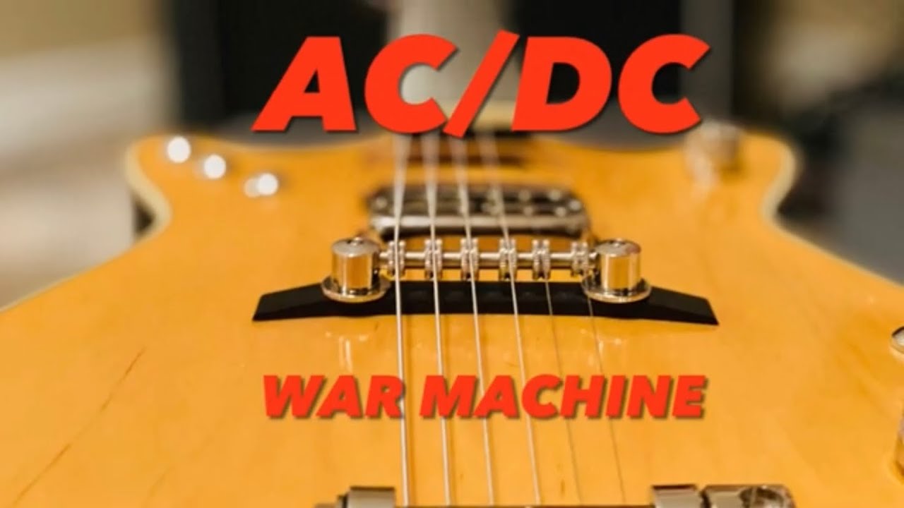 AC/DC War Machine (Malcolm Young Guitar Lesson) - YouTube