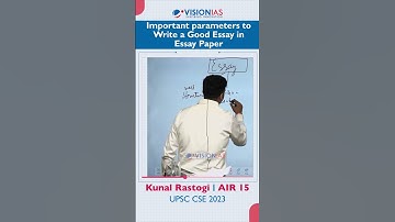 Toppers Tip | Kunal Rastogi | AIR 15, UPSC CSE 2023 | Essay Paper