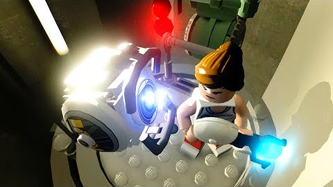 LEGO Dimensions Portal 2 How to Complete GLaDOS Test 3 (A Portal 2 Adventure Level Pack)