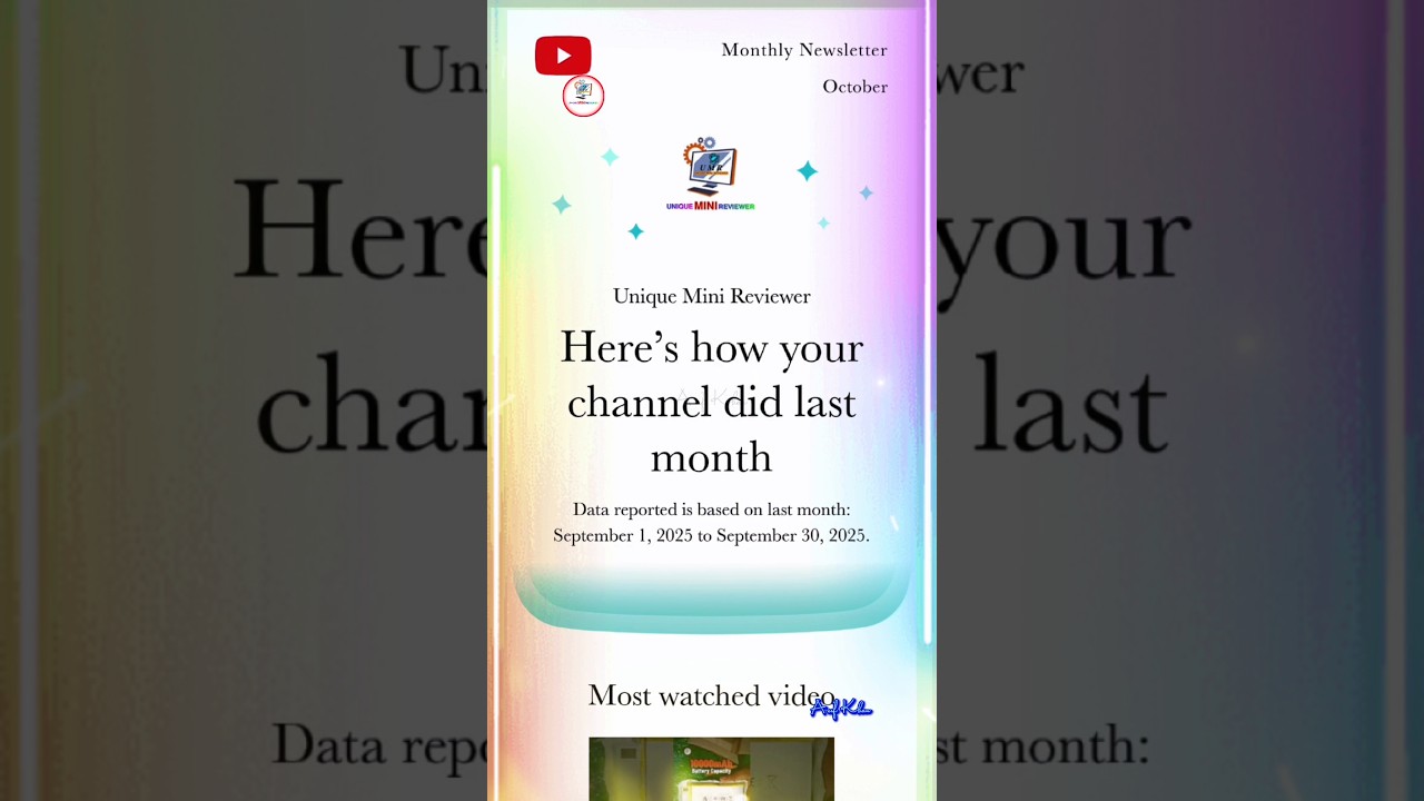 My October month in review is here!🎉✨| &lrm;⁨@UniqueMiniReviewer1075 | Shorts Review Video 2026