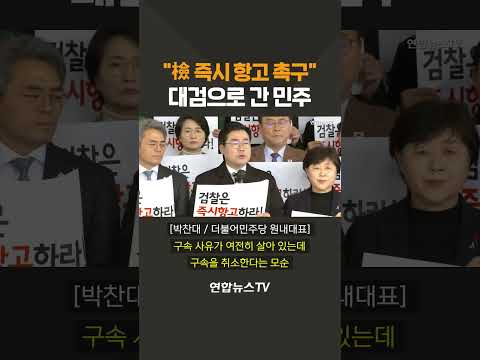 &amp;quot;검찰 즉시 항고 <strong>촉구</strong>&amp;quot;…대검으로 <strong>간</strong> 민주당 #shorts / 연합뉴스TV (YonhapnewsTV)