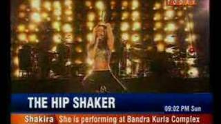 Shakira Shakes A Hip In Bombay