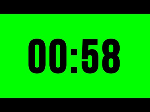 Timer 58 Second With Alarm ⏱ No Music