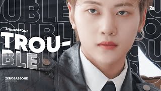[AI Cover] How Would ZEROBASEONE 제로베이스원 sing 'TROUBLE' by EVNNE | Line Distribution