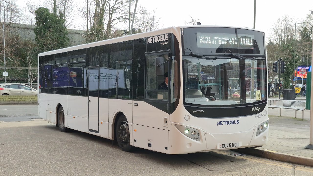 *Brand new* Metrobus Volvo B8RLE MCV Evora | 6495 (BU75 WCO) | Route 100