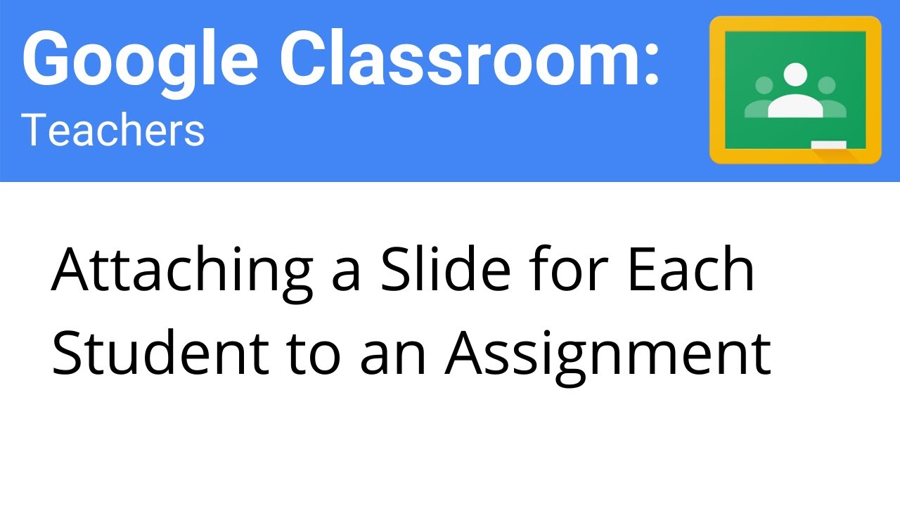 how to do assignment on google slides