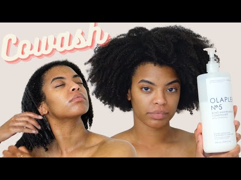 How I Cowash My Natural Curly Hair | Olaplex No.5
