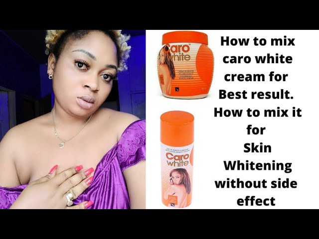 How To Mix Caro White, Safest Way To Use Caro White lotion Without after  Effect