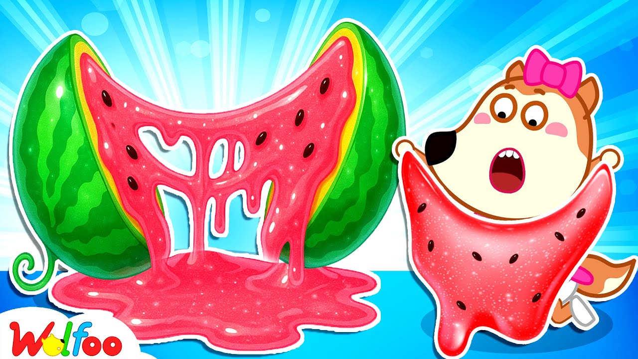 NEW | Don’t Eat Slime, Lucy! 🍉 Safety Rules - Cartoon for Kids | Wolfoo ...