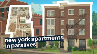 Building a Pre-War New York City Apartment Building in Paralives [Speed Build]