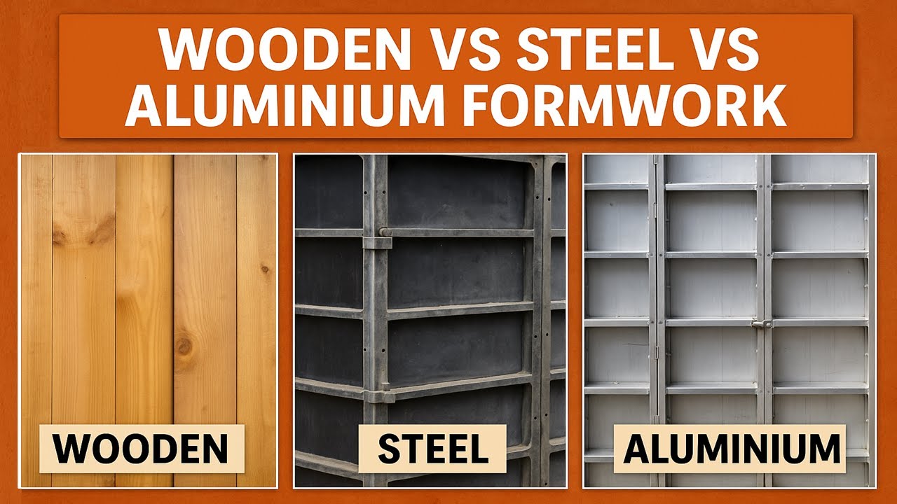 Wood vs Steel vs Aluminium Formwork Which one is right for you? YouTube