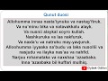 Qunut duosi. Дуа Кунут