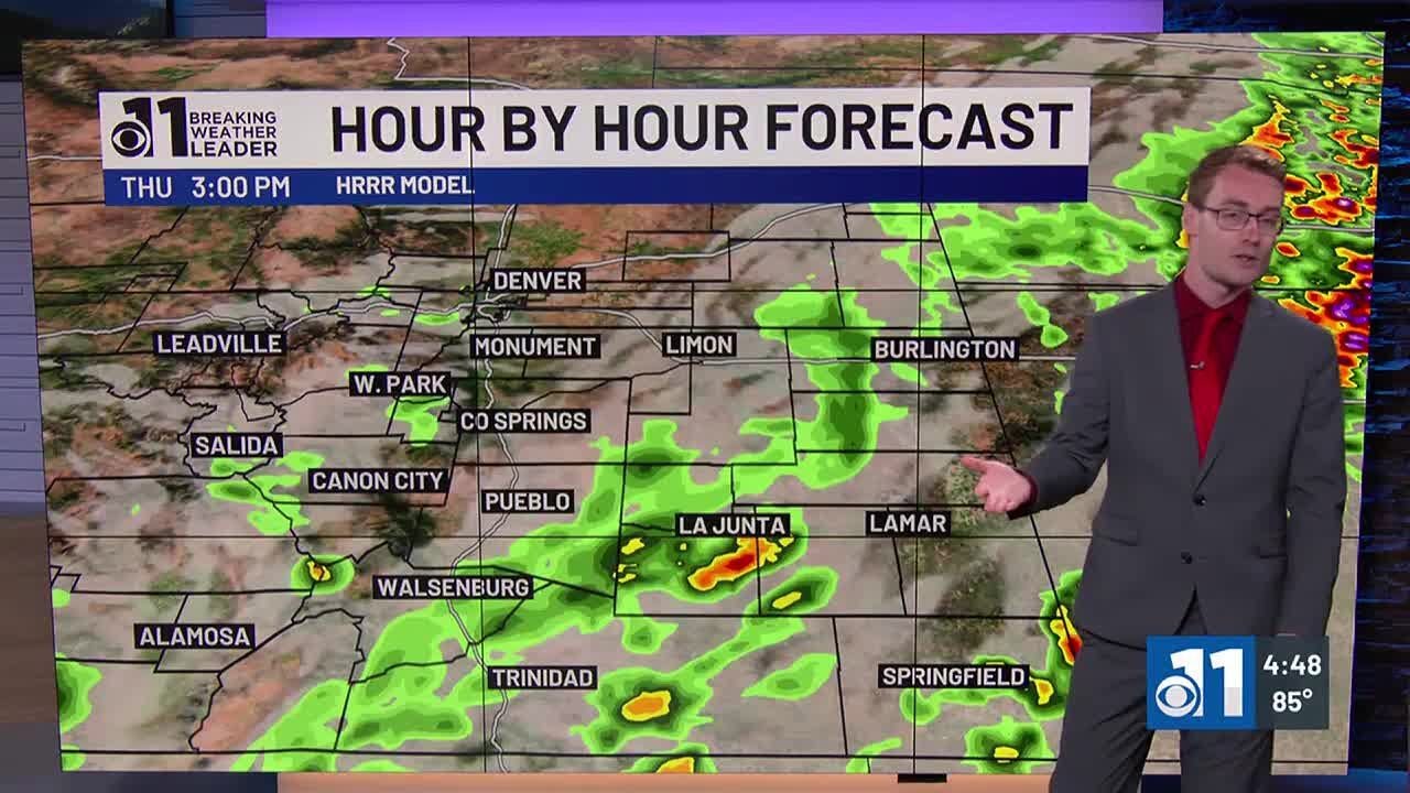 Isolated showers possible on Thursday for some in southern Colorado ...