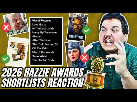 Video 2026 Razzie Shortlists REACTION (Gal Gadot SNUBBED???)