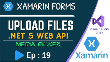 Upload Files in Xamarin Forms / .NET MAUI Using .NET 5 Web API  - Ep:19