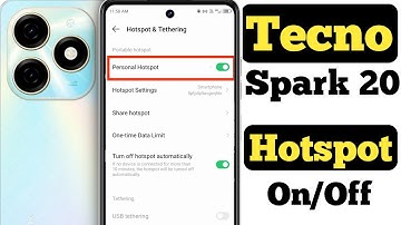How to turn on hotspot on Tecno Spark 20 || Tecno Spark 20 me hotspot kaise on kare ||