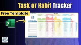 Monitor Daily Progress with this Automated Excel Task and Habit Tracker (Free Template)