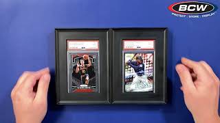 Famous BCW Graded Interlocking  Card Frames Wealth