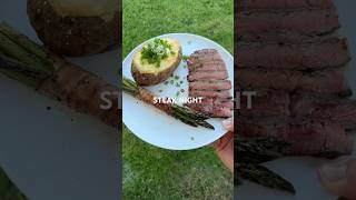 #cookwithme #steak #dinnerideas #twicebakedpotato #grilltime #griddle #dadlife #blackstone
