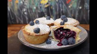 Mini Blueberry Pies – Buttery Crust & Juicy Berry Filling