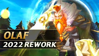 Обзор игрового процесса OLAF REWORK 2022 - League of Legends