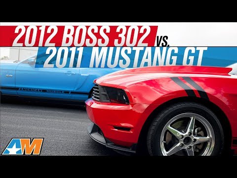 2012 Boss 302 vs. 2011 Mustang GT Drag Race - AmericanMuscle.com