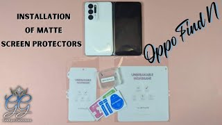 DIY Oppo Find N Matte Screen Protector | Camera Protector Installation screenshot 3