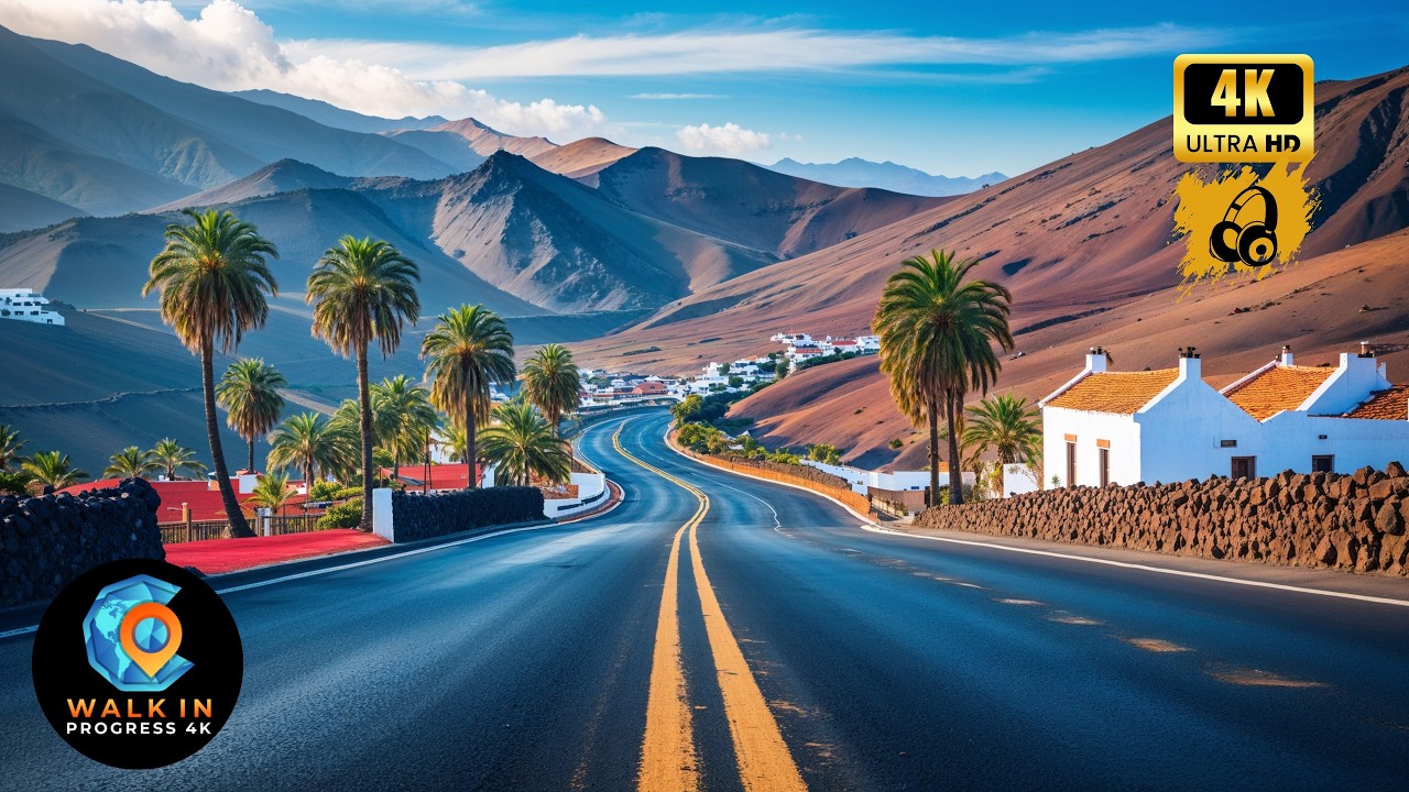 Fuerteventura, Canary Islands 🇮🇨 A Scenic Drive Through the Island 🚗 4K Tour